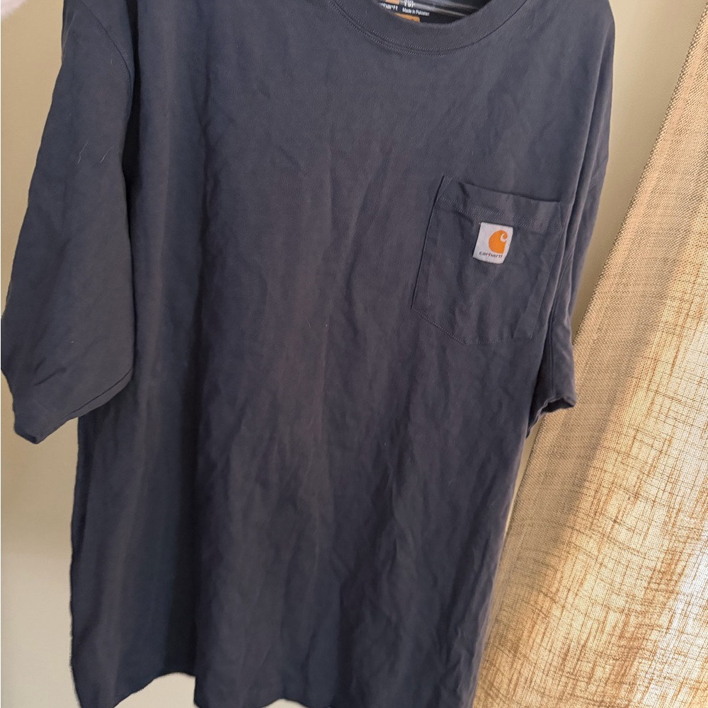 Carhartt Men's Dark Blue Short Sleeve Tee